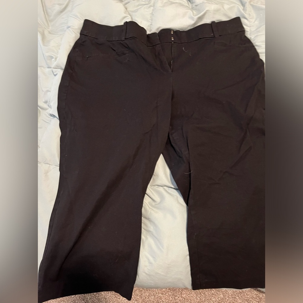 Black, Lane Bryant crop pant